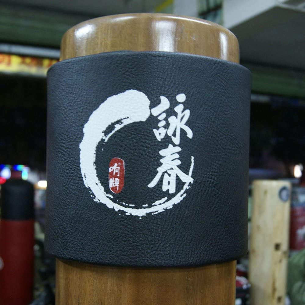 N / C Nuevo Equipo De Entrenamiento, Wing Chun Wooden Dummy Jacket Head Pads 2pcs / Lot Artes marciais Wing Chun Kung fu Wooden Dummy Head Protect-Negro