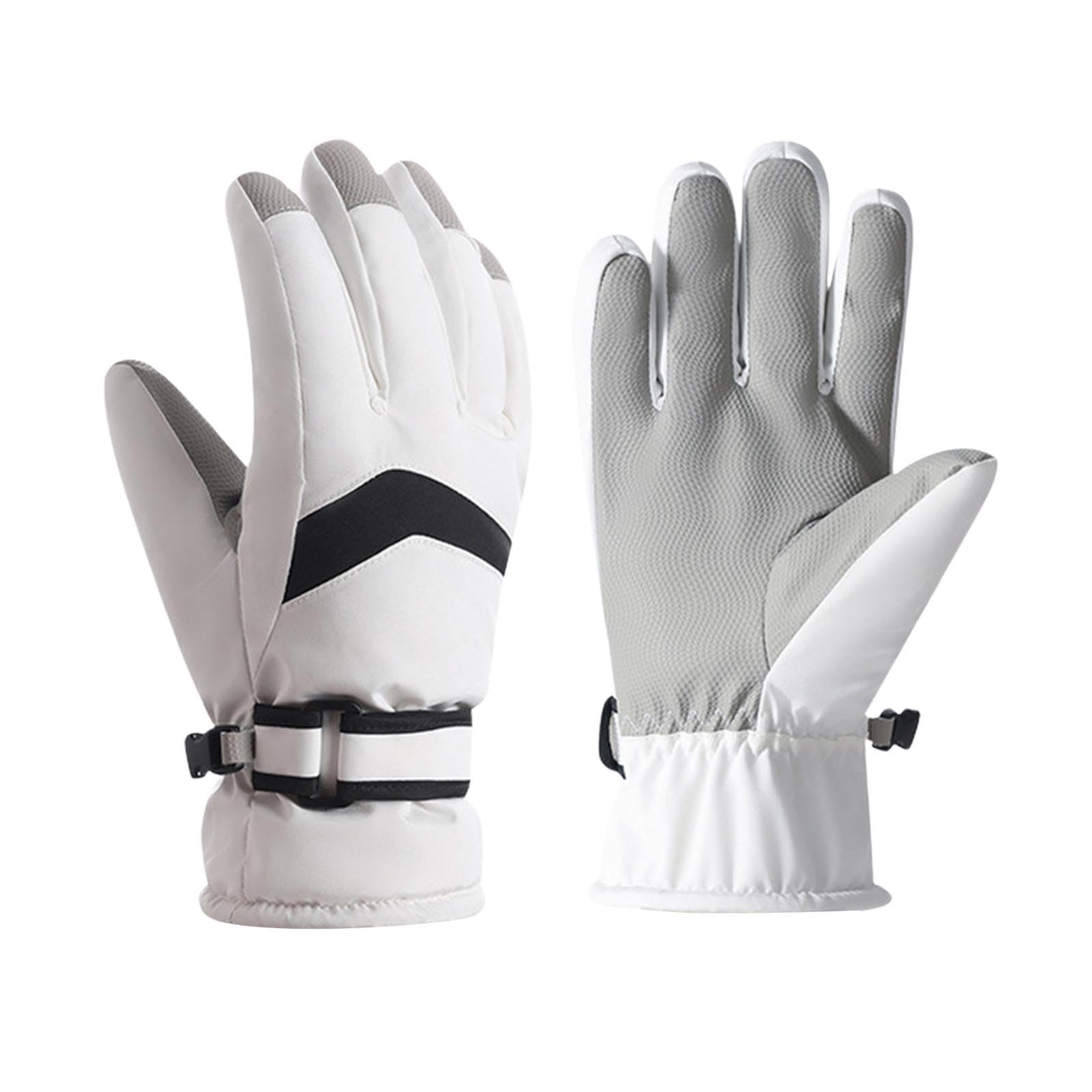 Winter Ski Gloves Men Women Snowboard Waterproof Thermal Fleece Gloves Cold Weather Snow Glove for Sledding Cycling Skiing