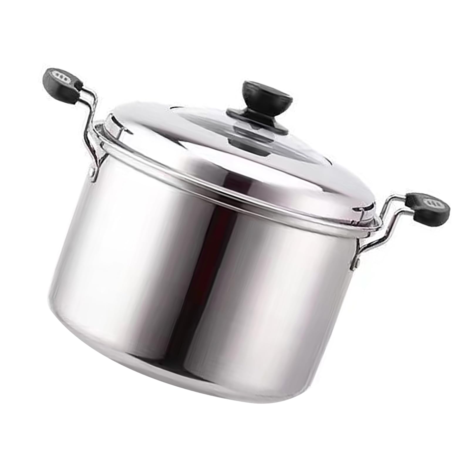 Marmite à soupe en acier inoxydable 304 Cocoarm 4 L avec couvercle pour induction