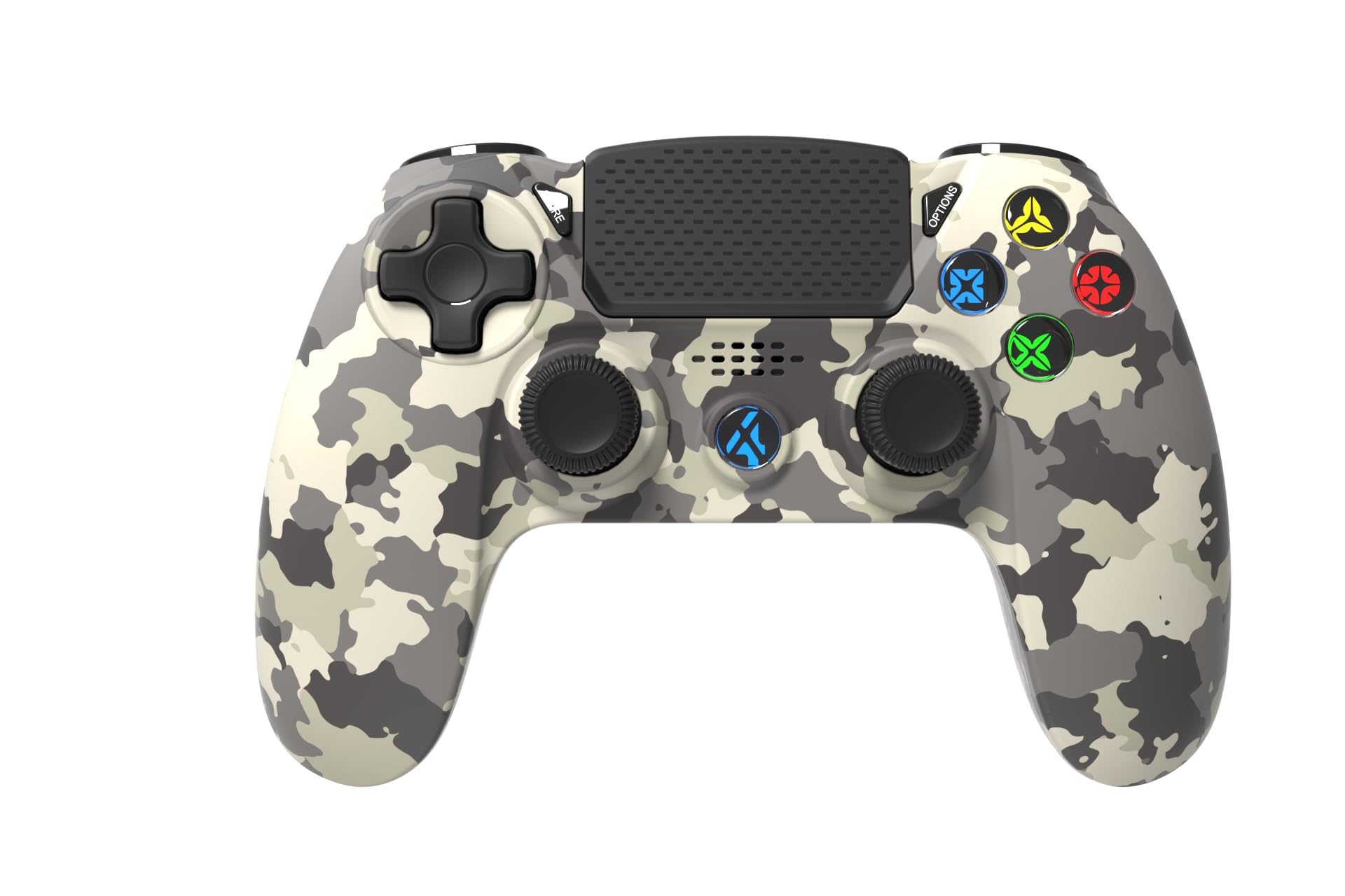 Freaks And geeks Wireless Bluetooth Controller for Playstation Sony PS4 with 3,5mm jack slot (white camo) (PS4//)
