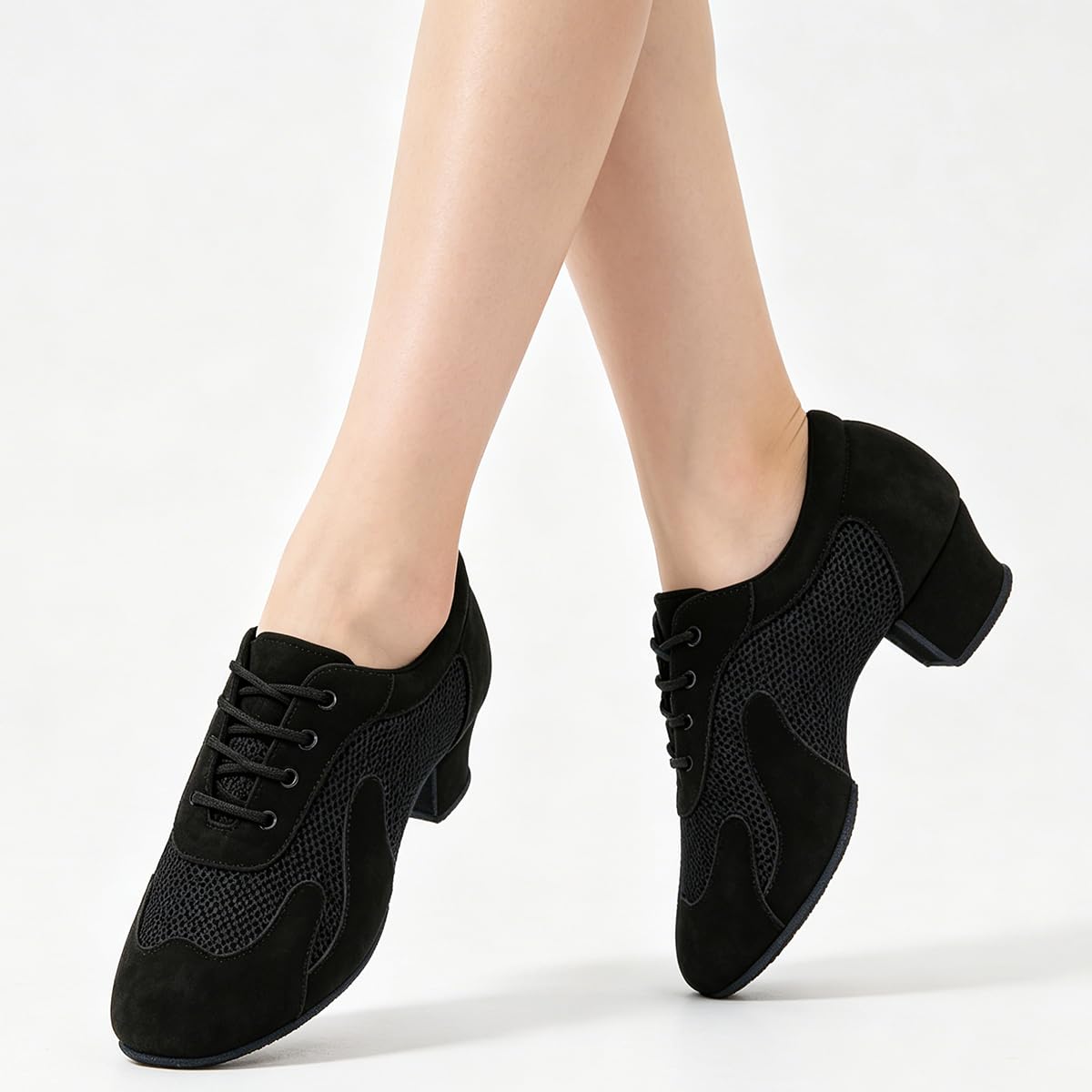 Zapatos de Baile de Latino para Mujeres bajo 3.5cm Antideslizantes Zapatos de Baile Modernos Salsa Tango Moderna Jazz Ligeros Transpirables