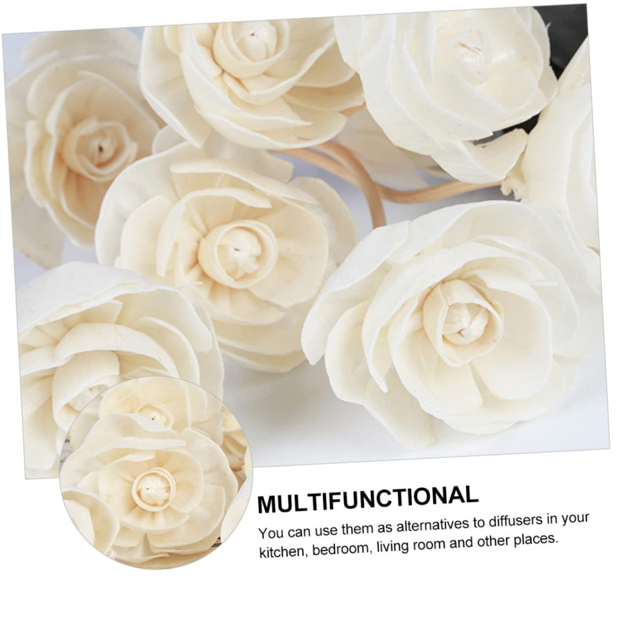 Toyvian Bâtonnets Diffuseurs Parfumés en Rotin Naturels Lot De 6 Bâtonnets Aromatiques Absorption Rapide pour Huiles Essentielles Diffuseur De Parfum D'ambiance pour Aromathérapie Intérieure