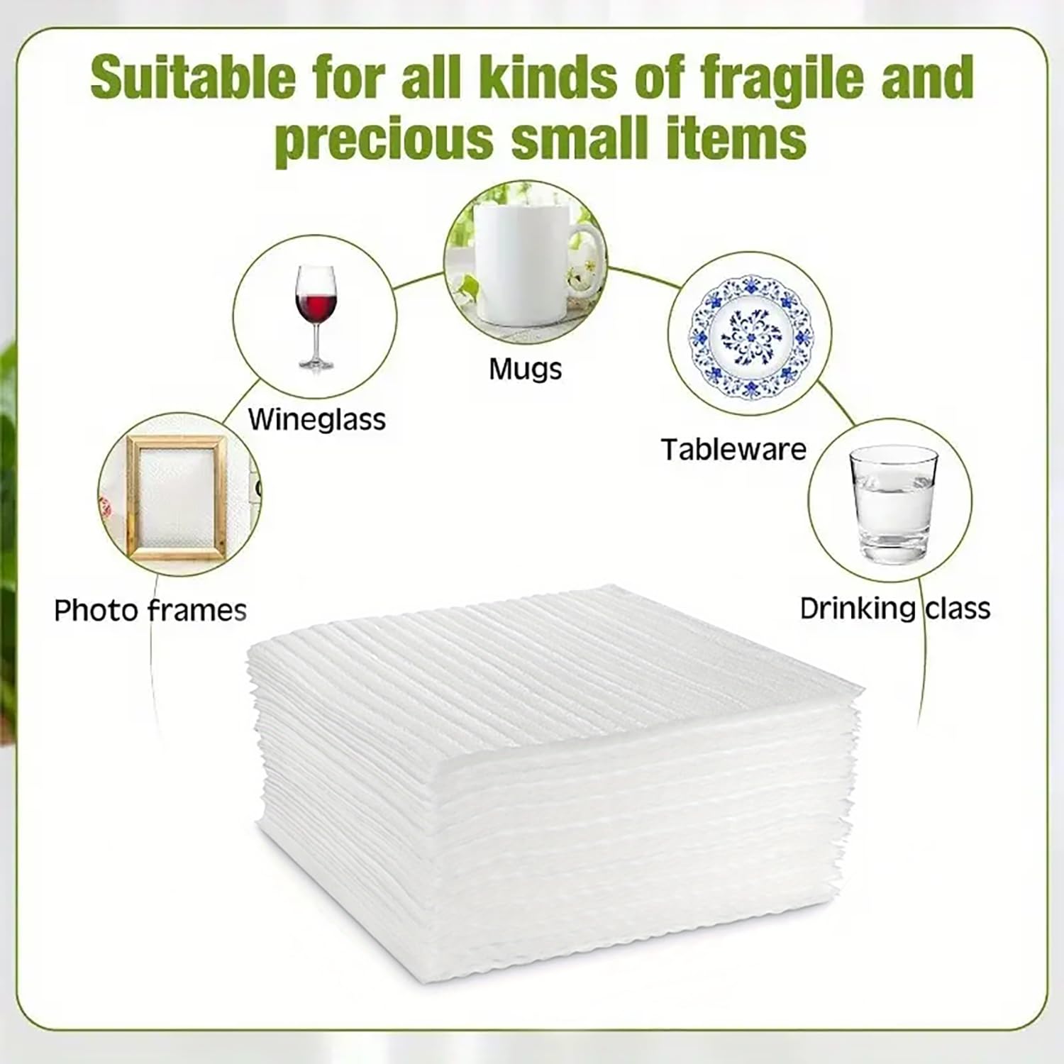 100 Stück Polsterschaumbeutel und -folien, 40 x 30 cm Umzugsschaum-Verpackungsbeutel, Umzugsbedarf für Verpackungs- und Versandkartons Polsterschaum-Verpackungsbeutel zum Schutz von Bechern