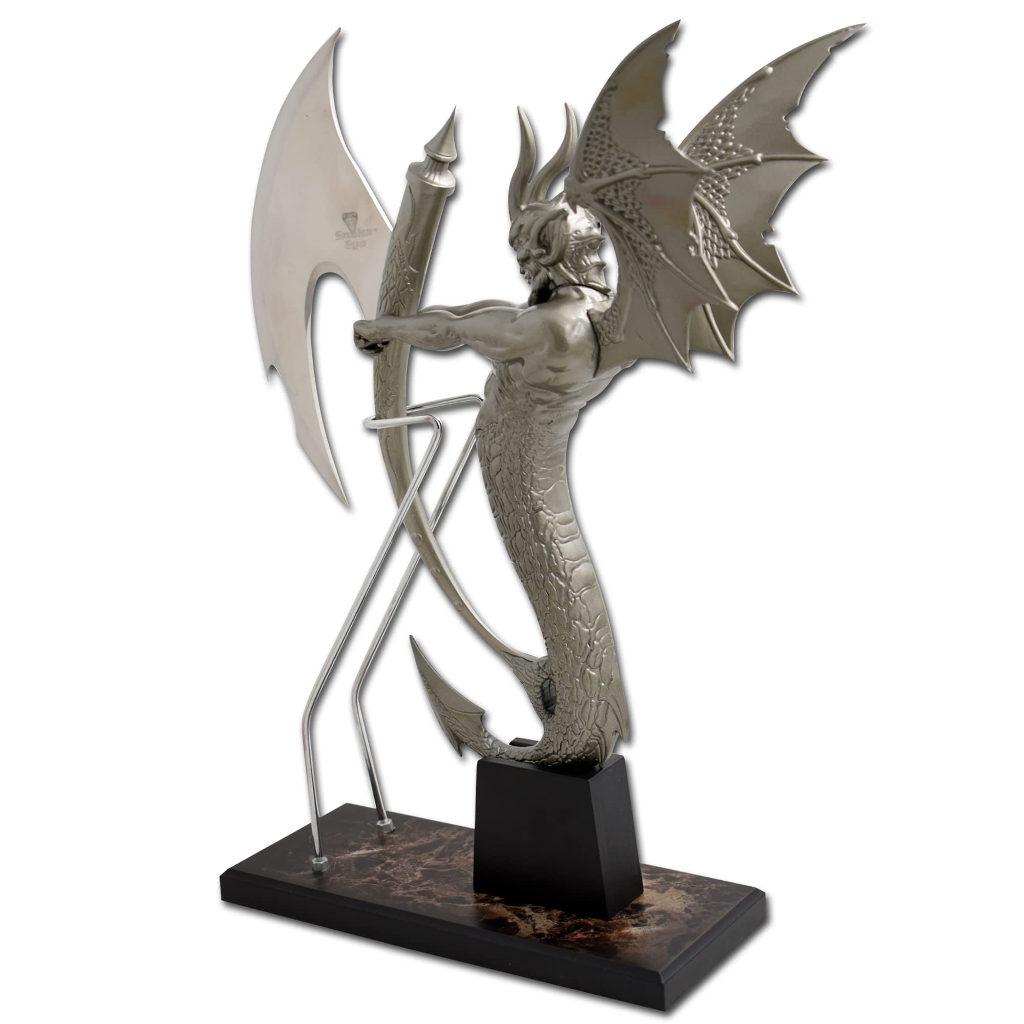 Snake Eye Scorpion Fantasy-Dagger With Wooden Display Stand (Fantasy)