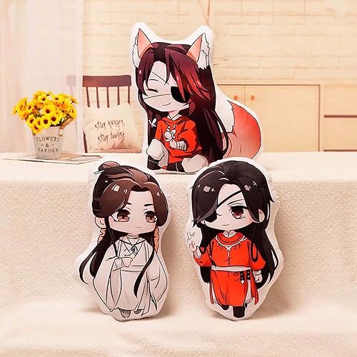Miniatura 7 de 17.7 in Tian Guan Ci Fu Juguetes de peluche Bendición oficial del cielo Juguetes de peluche Almohada de anime Muñecas Almohada de juguete Almohadas