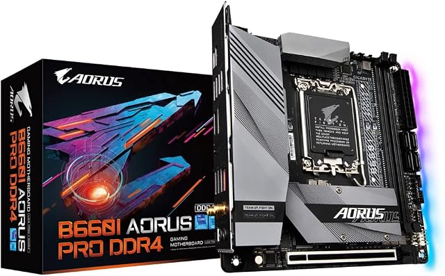 Gigabyte B660I AORUS PRO DDR4 (Socket LGA1700) Mini ITX Motherboard