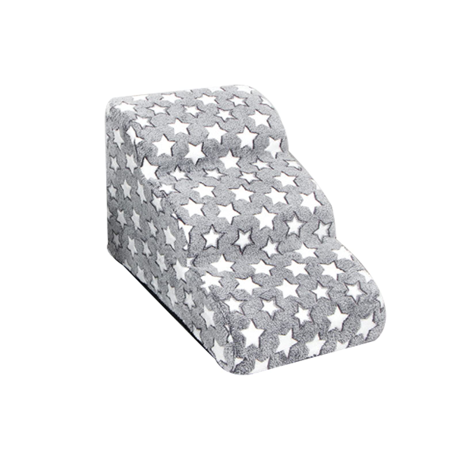 Foern Escaleras de Espuma para Mascotas, Rampa para Perros Extra Ancha y Profunda, Escalera para Perros Suave Pequeños Heridos Mayores, Cachorros, Gatos para Sofás Altos, Escaleras