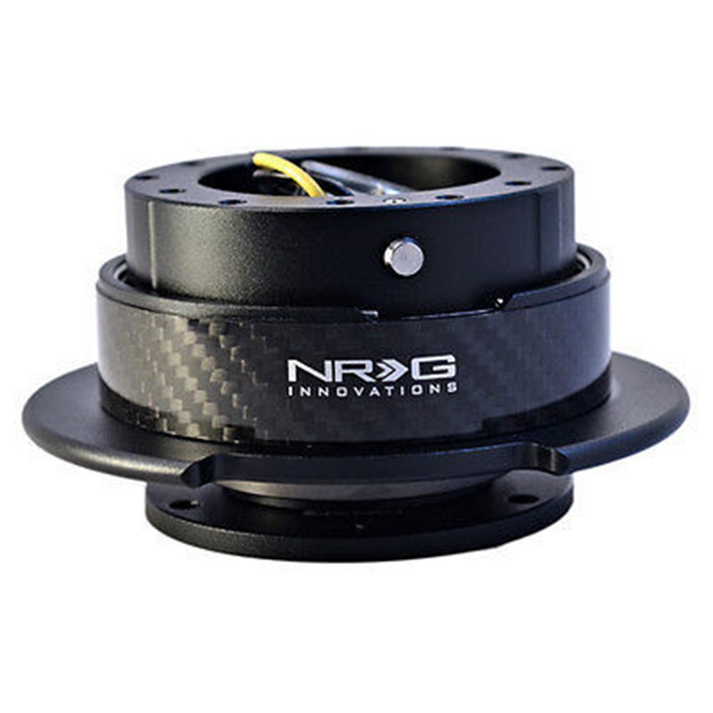 NRG ステアリングクイックリリース SRK-250CF ブラック カーボン Amazon.com: NRG Innovations Gen 2.5 Steering Wheel Quick
