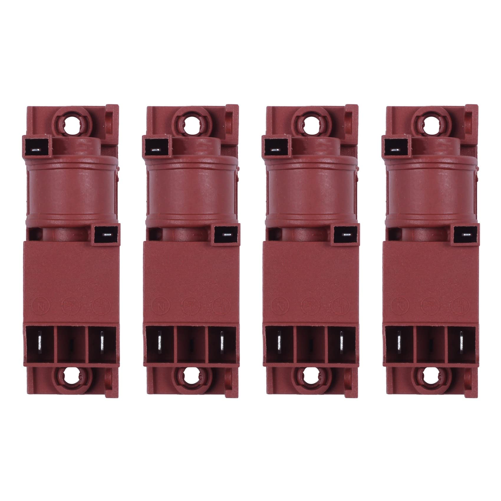 Hndhbfgrt 4X Ac220V Gas Stove Ac Pulse Safe Efficient Pulse Igniter 2 Terminal Two Outlets Connections