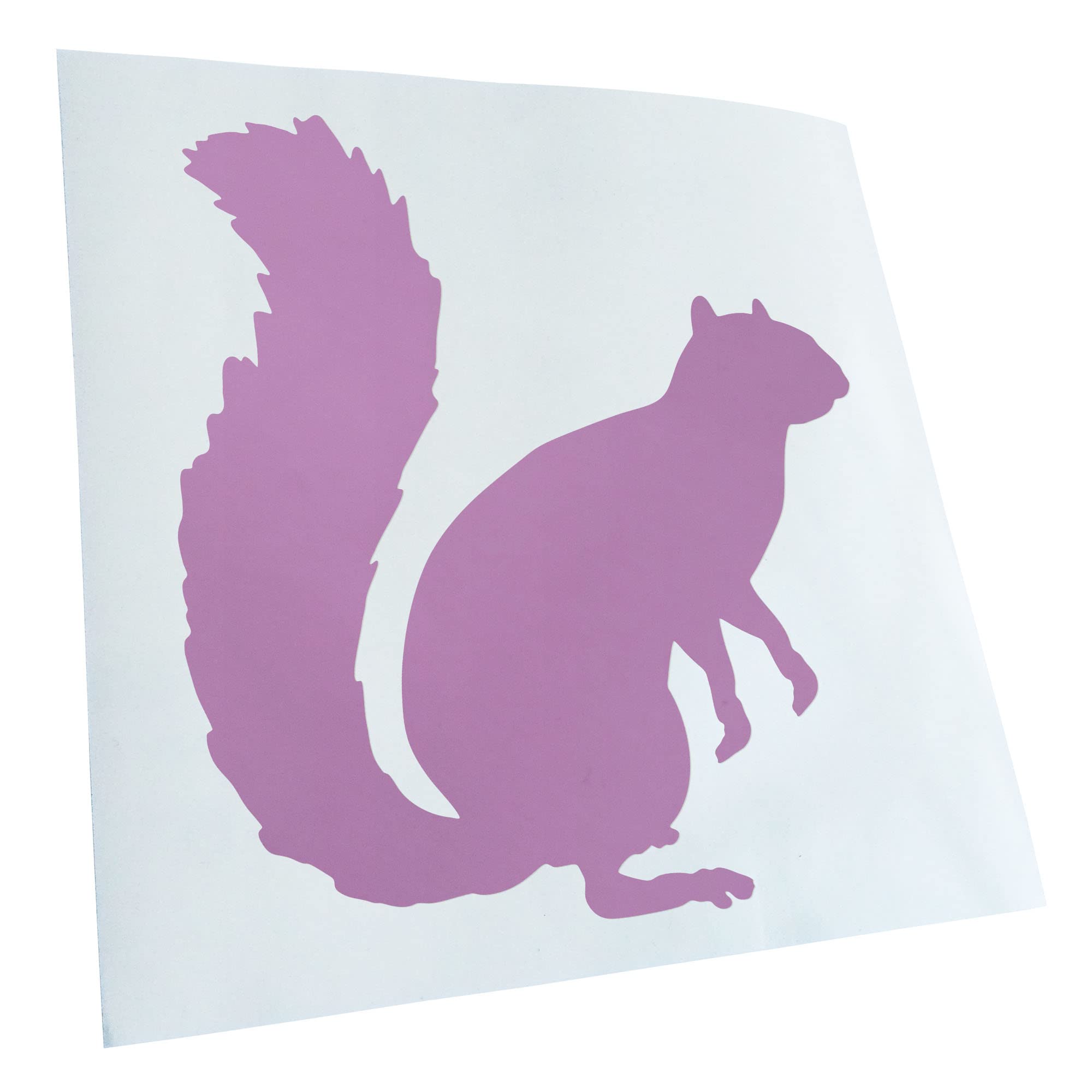 Kiwistar - Car Sticker - Lilac - 40 x 36 cm Squirrel - Rear Window Car Sticker Weatherproof for Car Truck Moped Truck - Sticker Exterior Self-Adhesive Tuning Accessories for Windows Vehicle