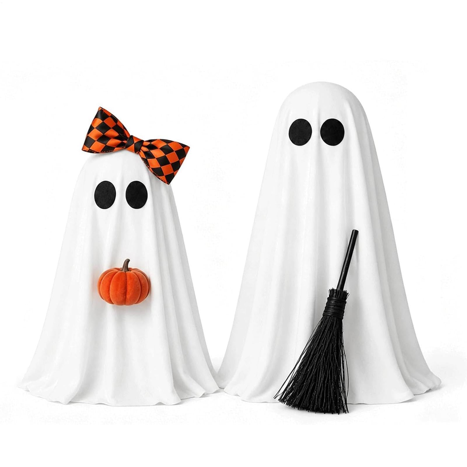 Generisch Halloween-Gespenst Lustige Gruselige LED-Mit Besen Und Kürbis