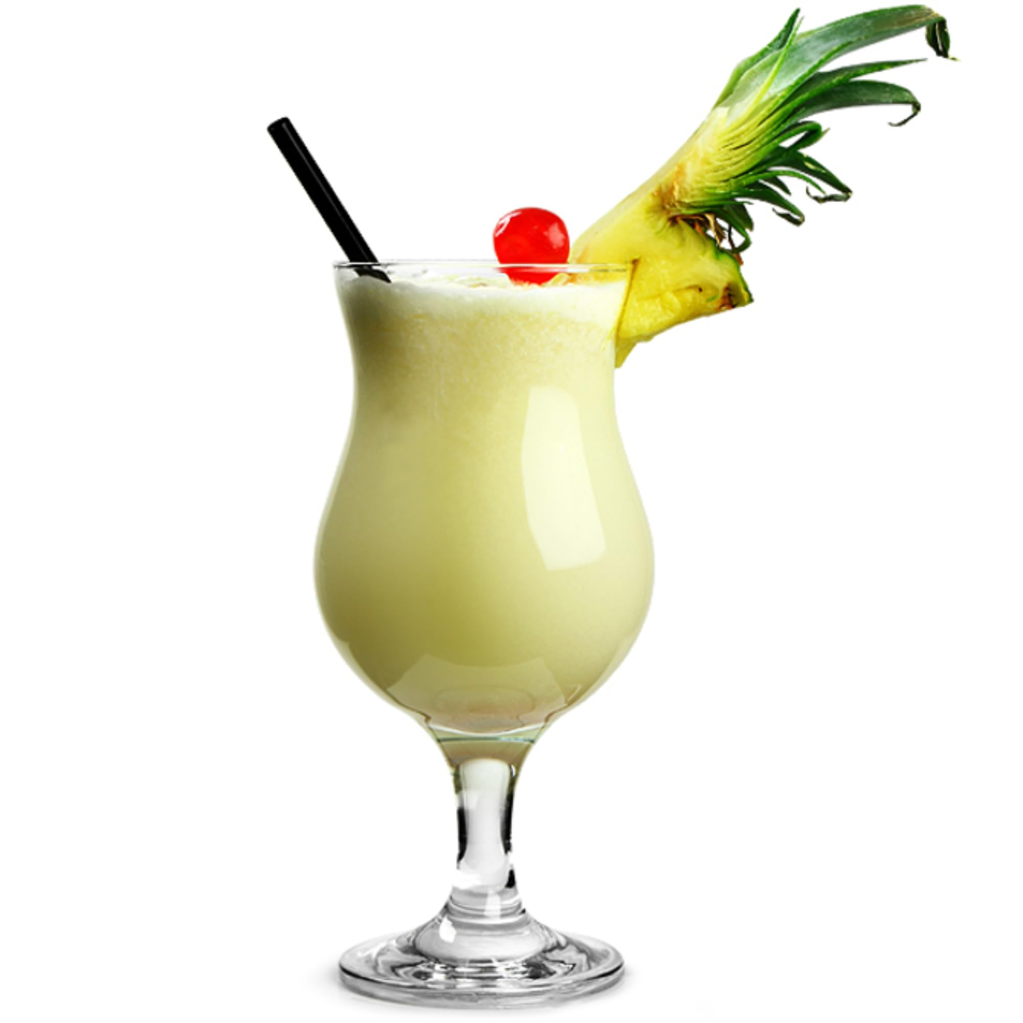 Utopia Pina Colada Cocktail Glass 13oz / 375ml – Tropical Cocktail Glass with Stem, Durable Soda Lime Glass for Pina Coladas, Daiquiris & Frozen Cocktails, Bar & Home Use