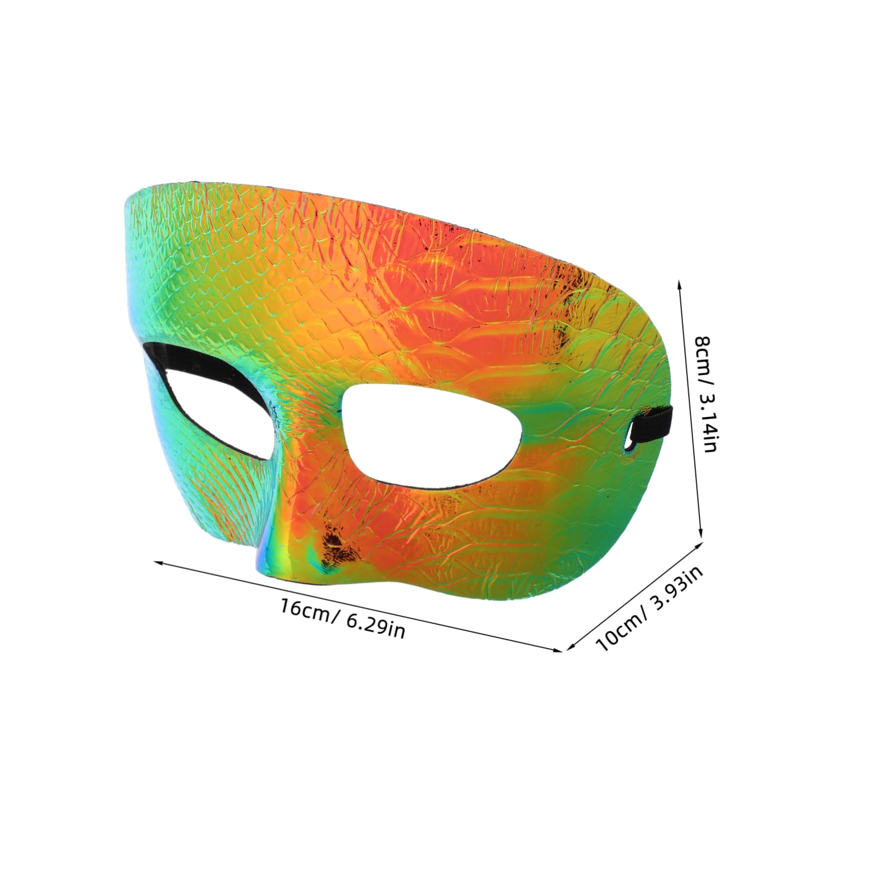 GALPADA Unisex Retro Masquerade Mask Gold Face Mask for Couples Carnival Decorations