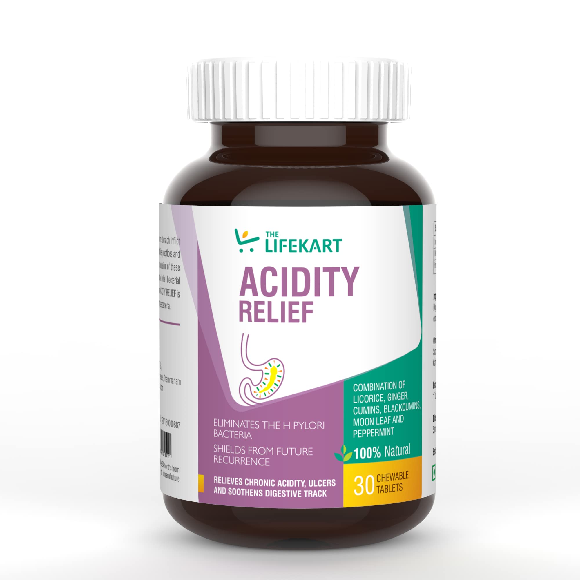 TheLifekart Acidity Relief Ayurvedic Medicine | Stomach Pain Medicine | Indigestion Tablets | Digestion, Constipation, Abdominal Pain | Maintain A Healthy Gut Relief From Gas & Acidity (30 Tablets) (B09L7T4DN4) Amazon Price History, Amazon Price Tracker