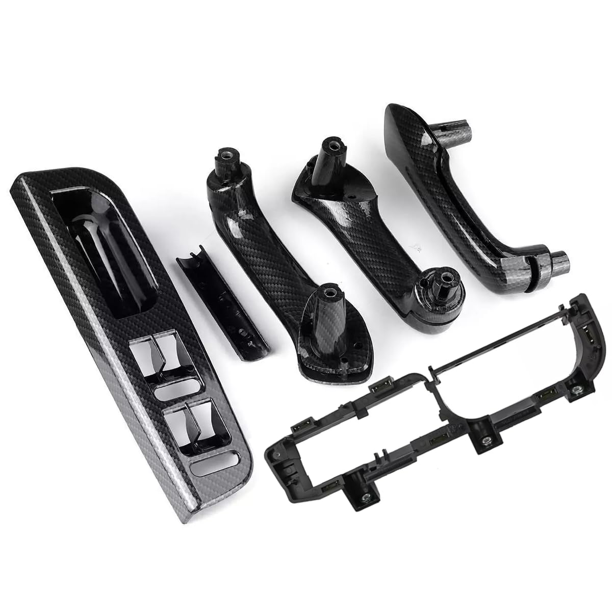 YBVDCXP Door Pull Handle Interior Door Grab Handle Cover Switch Bezel for Golf for MK4 1998-2005