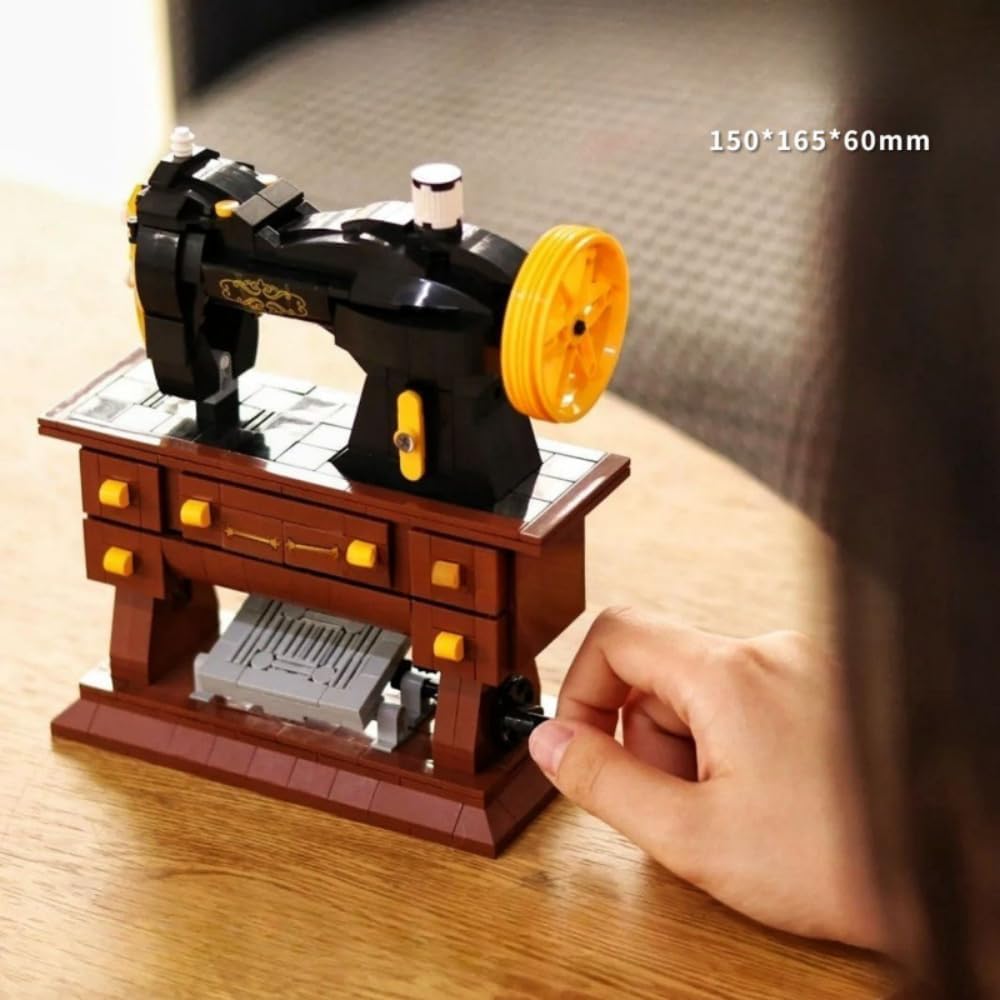 Technic Sewing Machine Building Kit, 633 Pcs Sewing Machine Model Building Blocks - Image 3