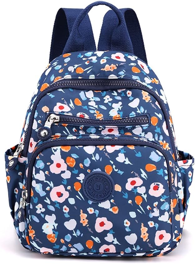 YANAIER Backpack for Women Girls Fashion Mini Backpack Purse Light Casual Daypack Travel Small Rucksack Teens Morning glory