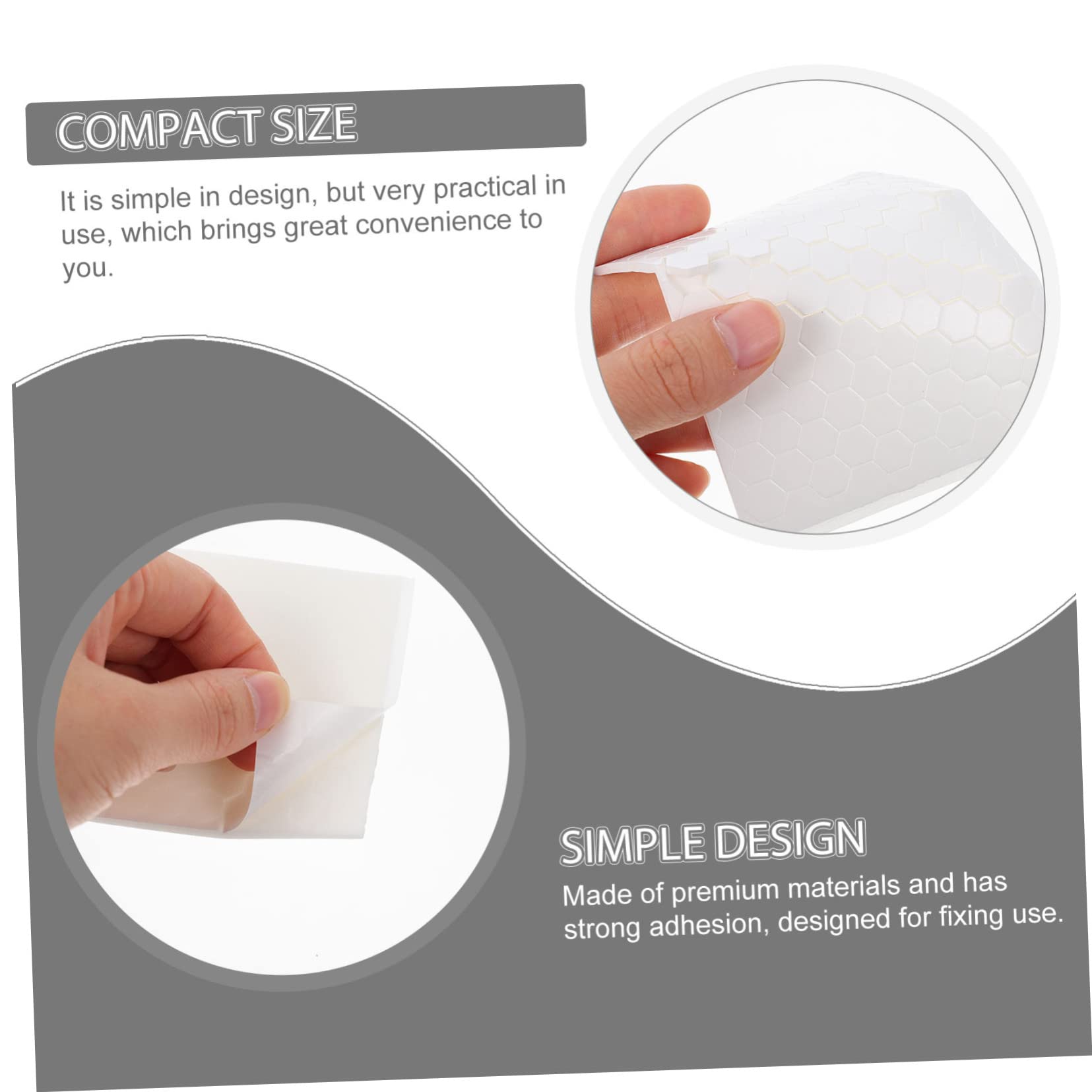 Ciieeo 15hojas Cinta Adhesiva Doble Cara Extrafuerte para Manualidades y Fijación De Objetos para Colgar Herramientas y Decoración del Hogar