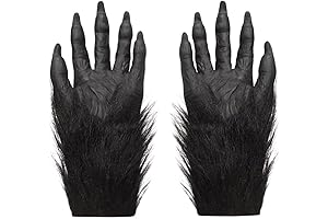 Halloween Werewolf Gloves: Adult Werewolf Howl at the Moon
