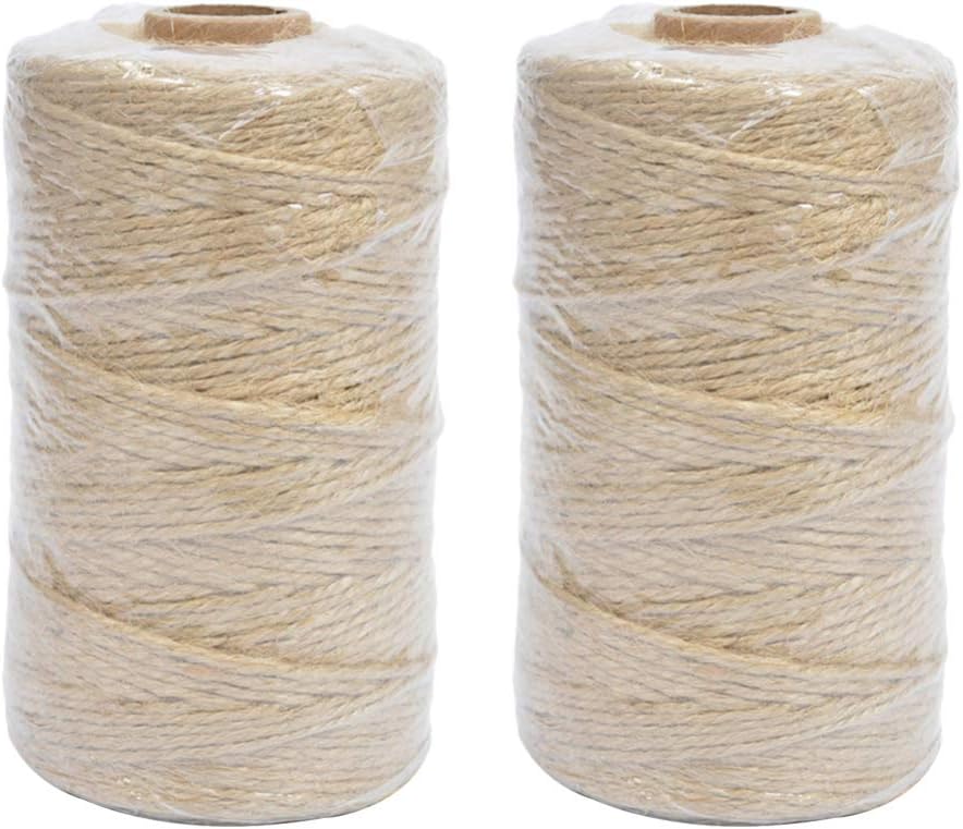 Yardwe Present Labels Nativity Crafts 2PCS Natural Jute