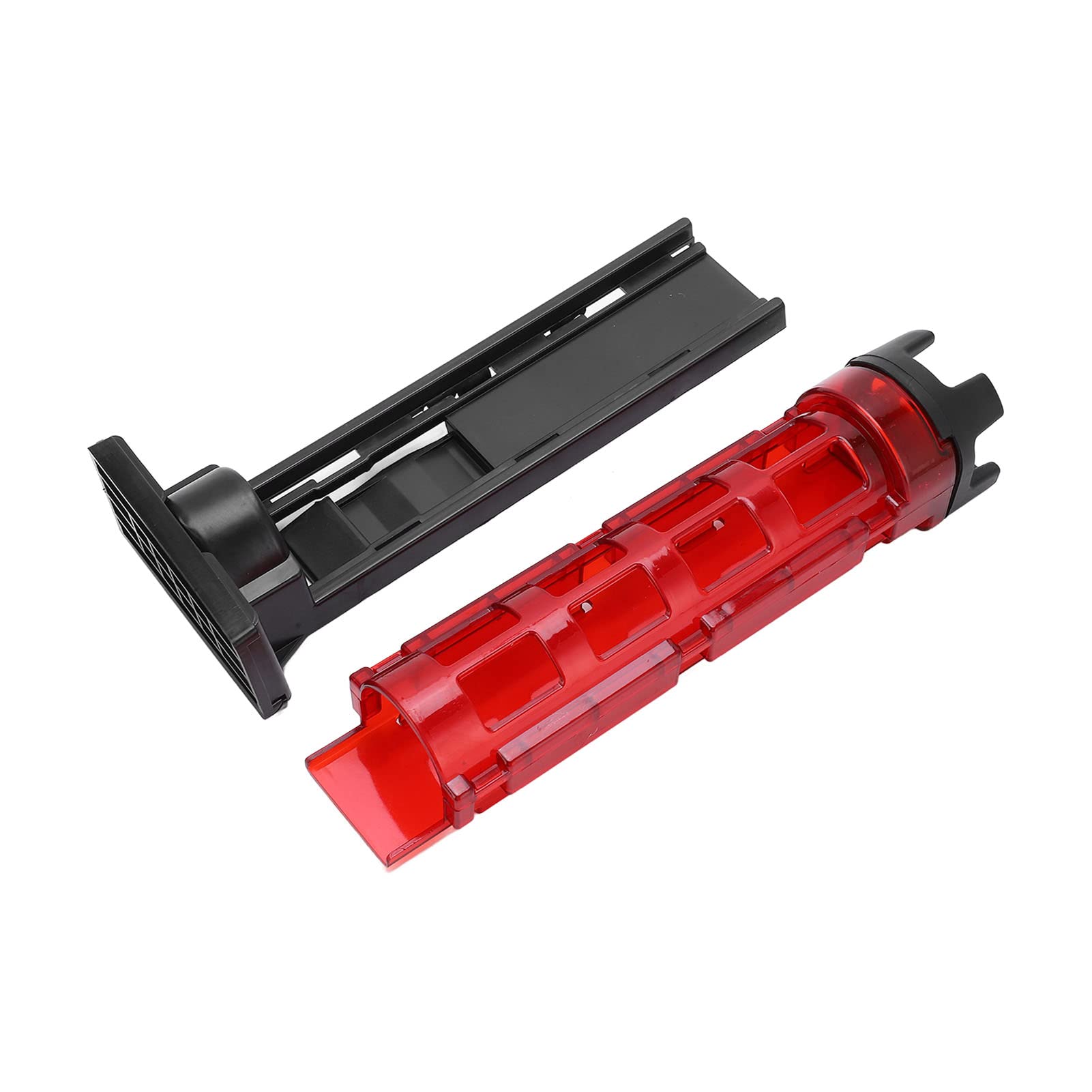 Support de canne à pêche en plastique rouge rigide à insertion verticale