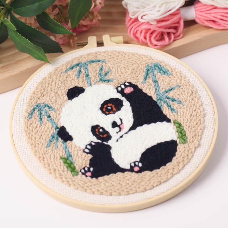 Lot De 6 Kits De Poinçonnage DIMENSIONS – Motifs Papillon, Cœur, Panda, Pour Aiguille Magique !