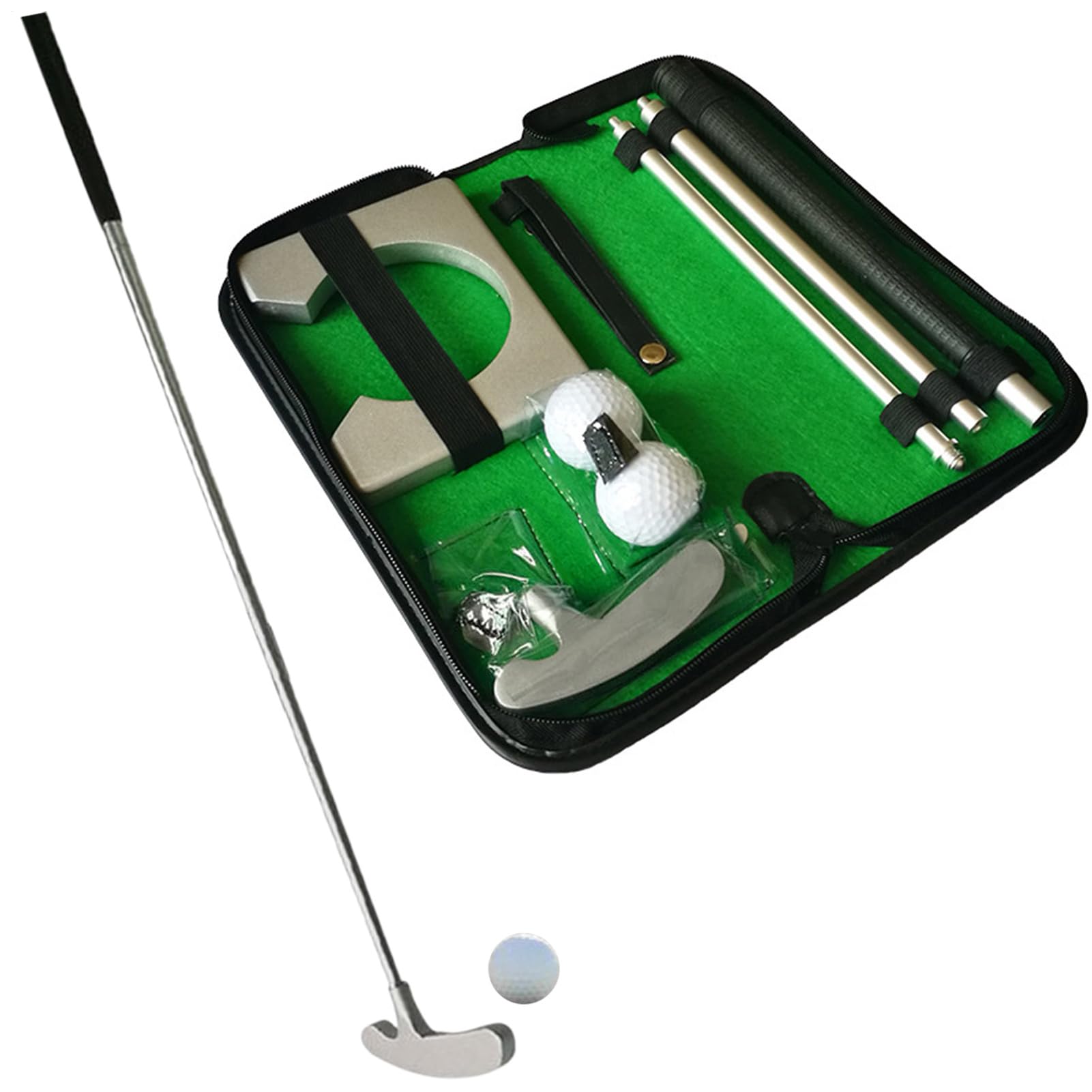 Set regalo da golf in metallo – Set da golf portatile con porta bersaglio