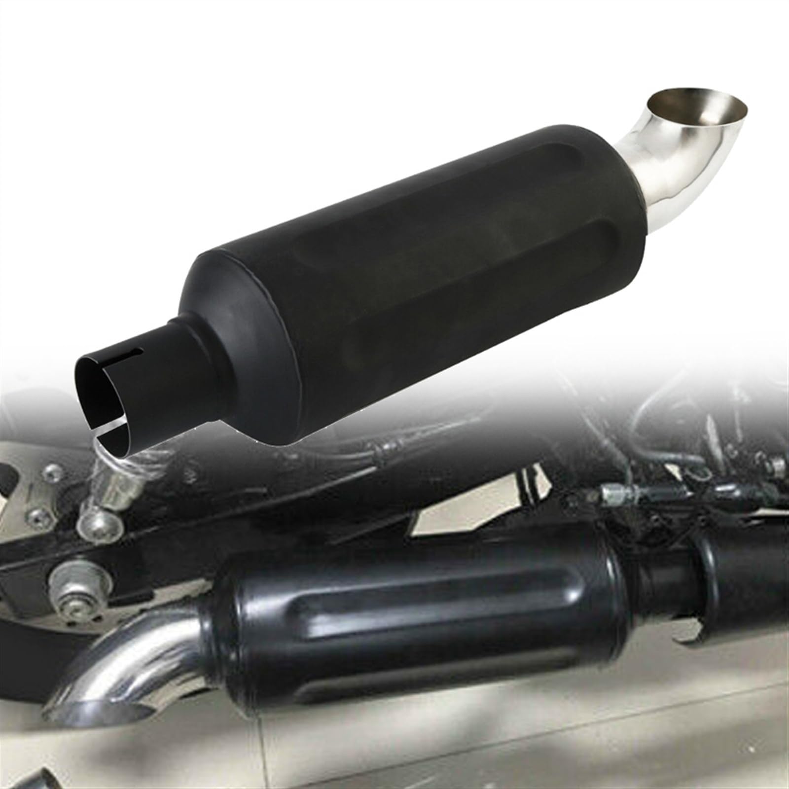 Moto Per Harley XG500 XG750 Street 500 700 2015 2016 2017 2018 2019 Silenziatore Di Scarico Tubo Nero Opaco