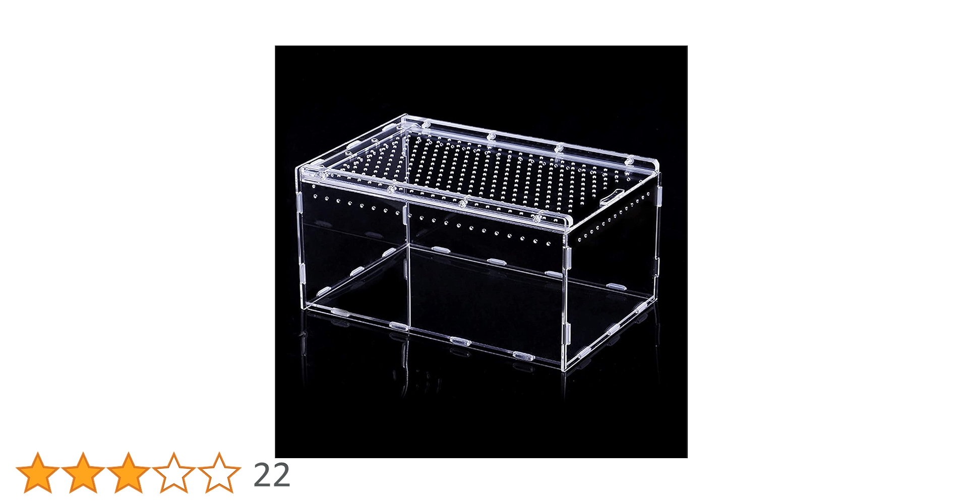 Amazon | SAYPANLAR 爬虫類 ケージ 30 × 20 × 15 CMレプタイルボックス