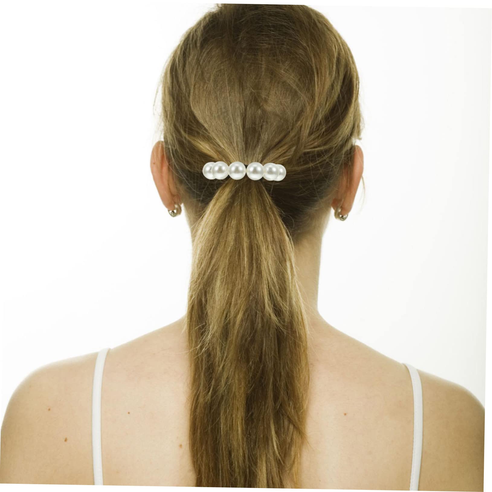 DOITOOL 12stücke Perlen-haargummis Für Damen Elastische Haargummis Als Haarband Und Armband Für Pferdeschwanz Zopf Und Dutt Für Dickes Und Lockiges Haar
