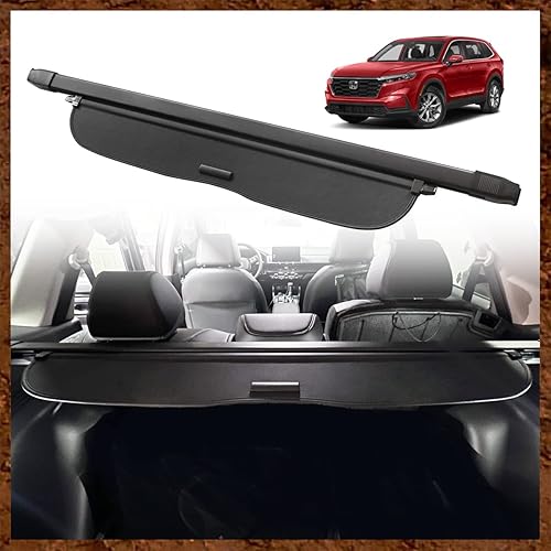 Muslogy Funda de carga retráctil para maletero CR-V 2023, cubierta de seguridad para maletero trasero compatible con Honda CRV 2023 de 6 generación