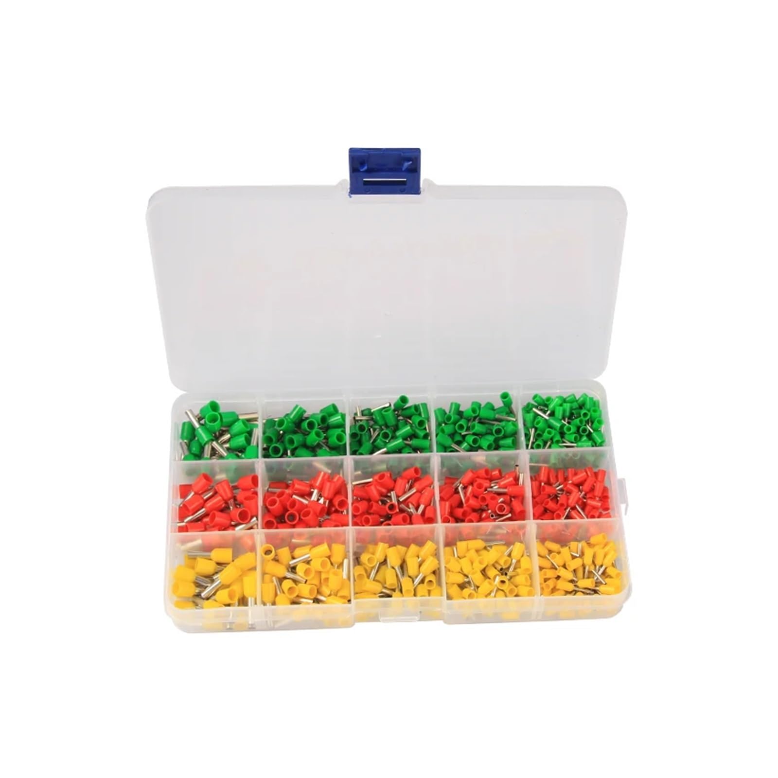 LKHRIPMA 600Pcs Mix Crimping Tube Terminals Connector Cord Pin End Cable Wire Ferrules Crimp Terminals Kit for 22~12AWG