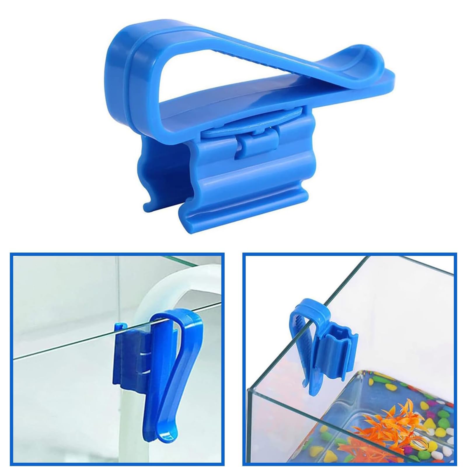 Staffa Per Tubi Acquario - Supporto 5 Tubi Flessibili Con Dosatore, Trasparente - Foto 5