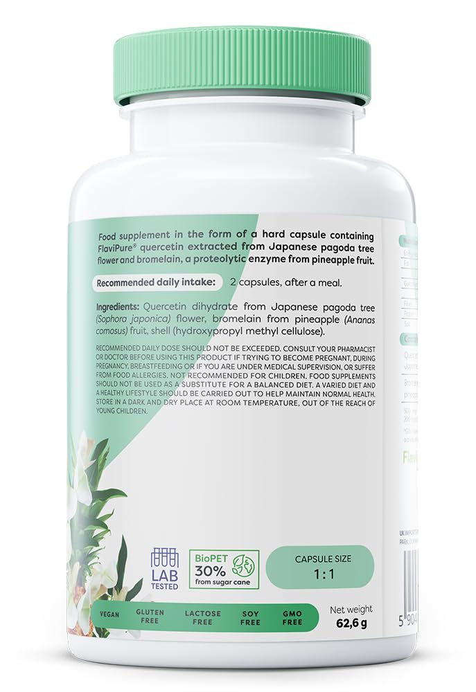 Osavi Quercetin with Bromelain - 120 vegan caps