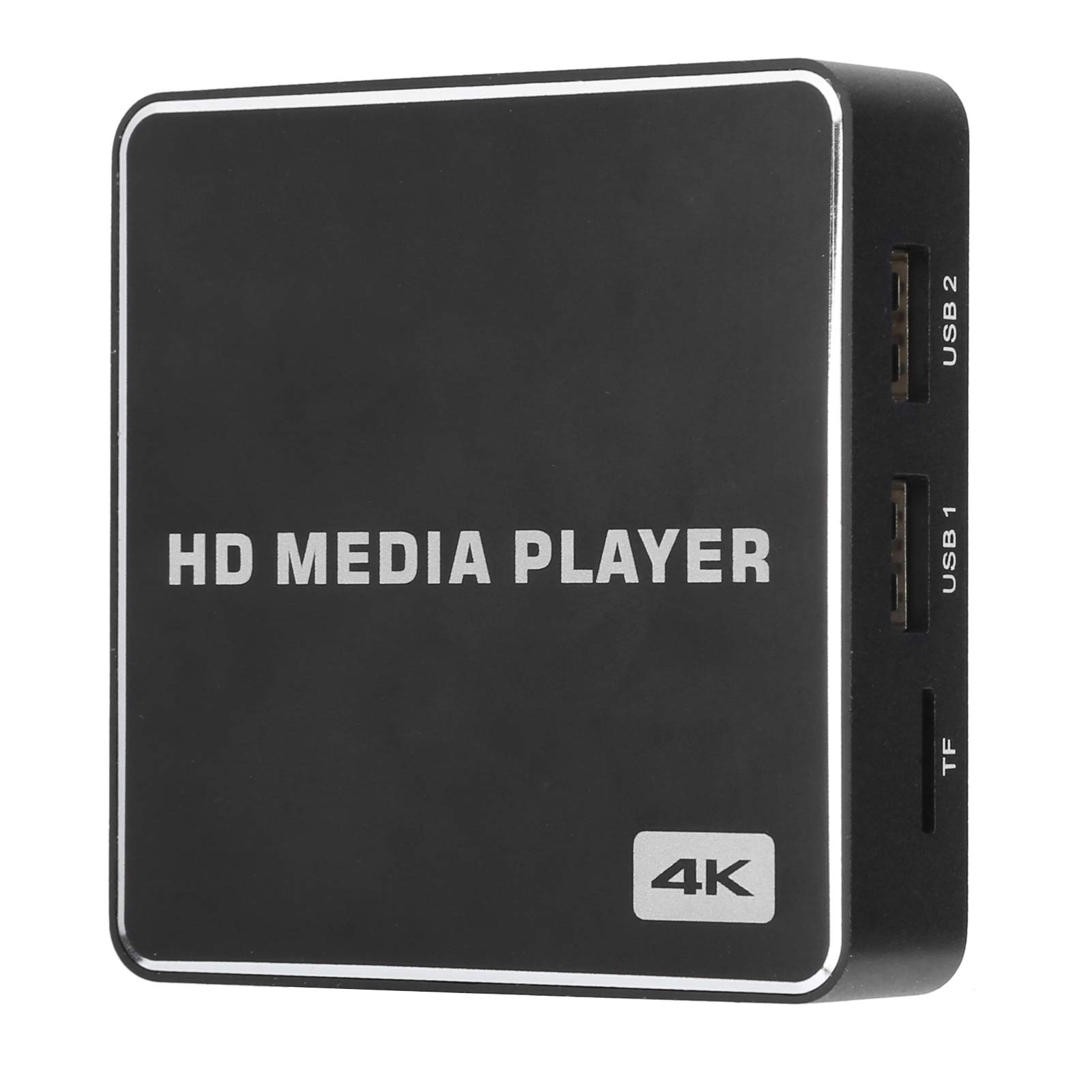 Odtwarzacz Multimedialny, Mini Full HD 1080P USB Media Box Odtwarzacz Wideo 4K HDMI, Obsługa Poziomego Pionowego Ekranu, 100‑240 V, dla Systemu Android 4.4.2(EU)