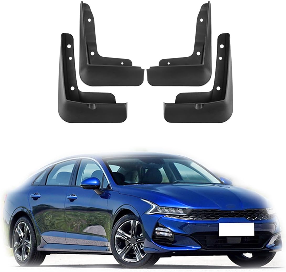 Car Mudguard Mud Flaps for Opitma K5 2020-2024 Molded Custom Front and Rear Mudflaps Splash Guards Flares Kit 4-PC Auto Accessories,Send 1 Car Wash Towel