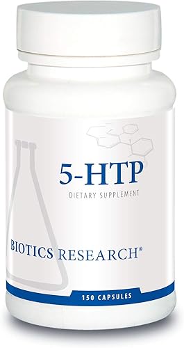 Biotics Research 5HTP 50mg 5HTP Salud Cerebral Promueve la Calma Relajada Estado de ánimo Sentido General de Bienestar, Producción de Serotonina,
