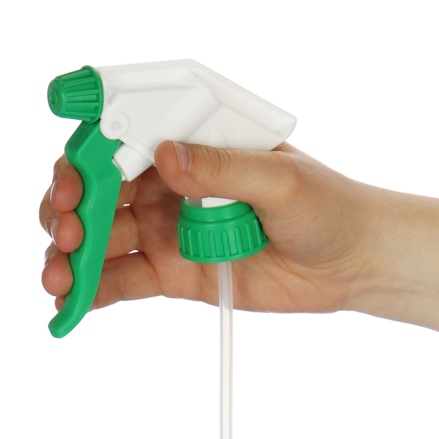 COM-FOUR® 6x Nasadka natryskowa 3 kolorach, glowica natryskowa gwint 28/400 | nasadka do butelek z rozpylaczem z uszczelka NBR do rozpylania wody