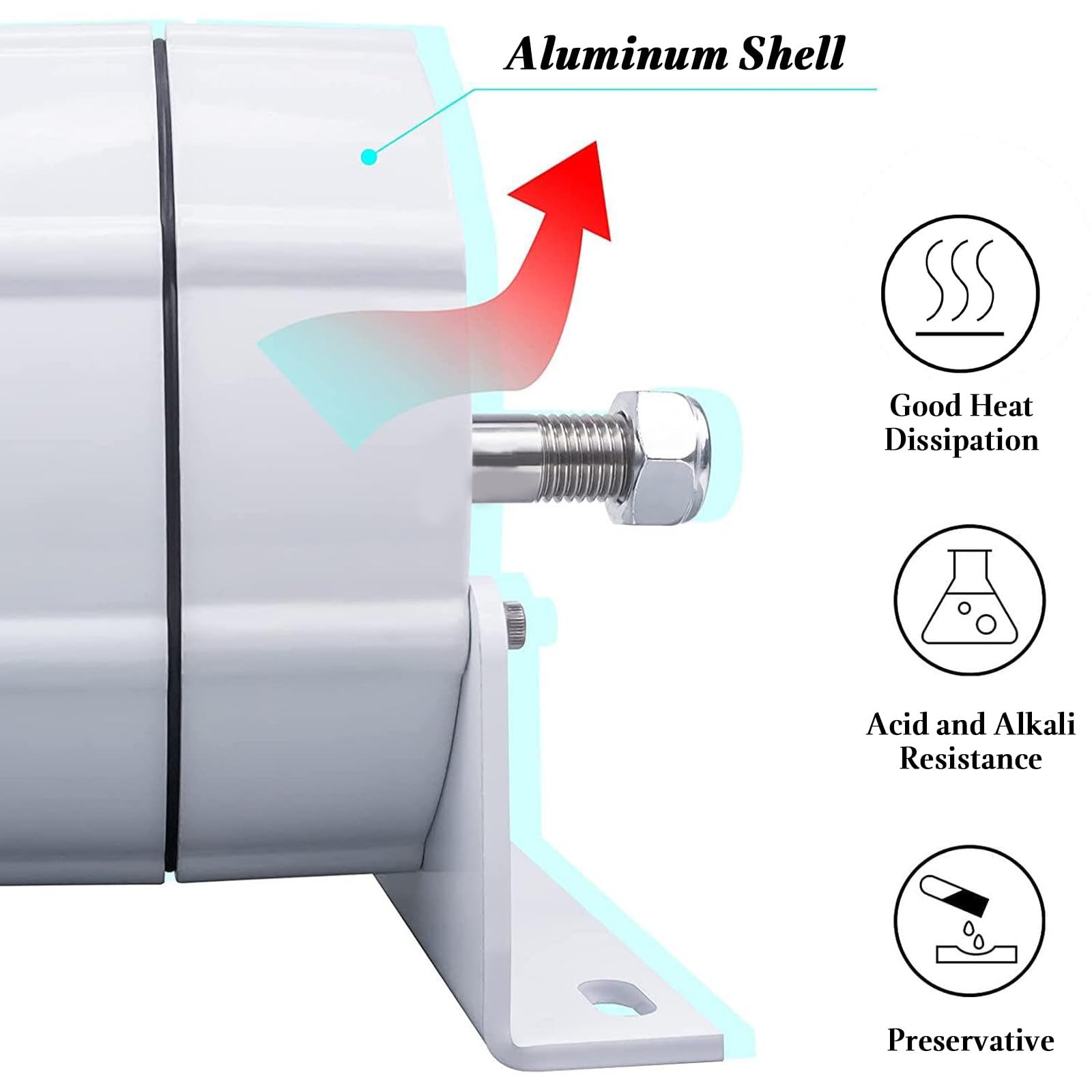 Generatore Eolico Senza Ingranaggi Generatore a magneti permanenti con Bassa velocità di Avvio per Energia off-Grid e Appassionati di DIY 96V