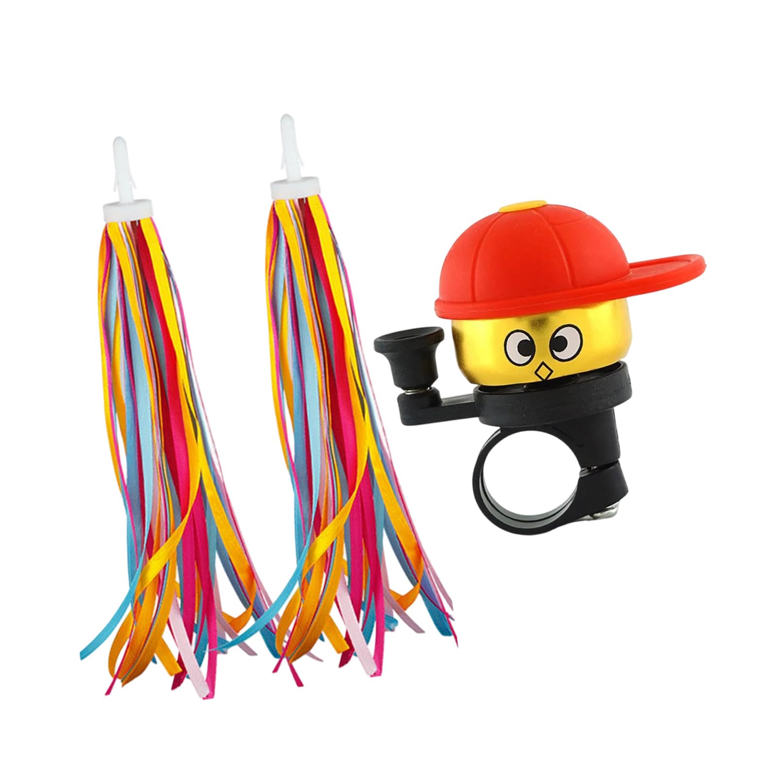 QIAOLIDA Bike Bells and Streamers Bicycles Bells with Tassels Ornaments Cycling Accessories Easy Installation