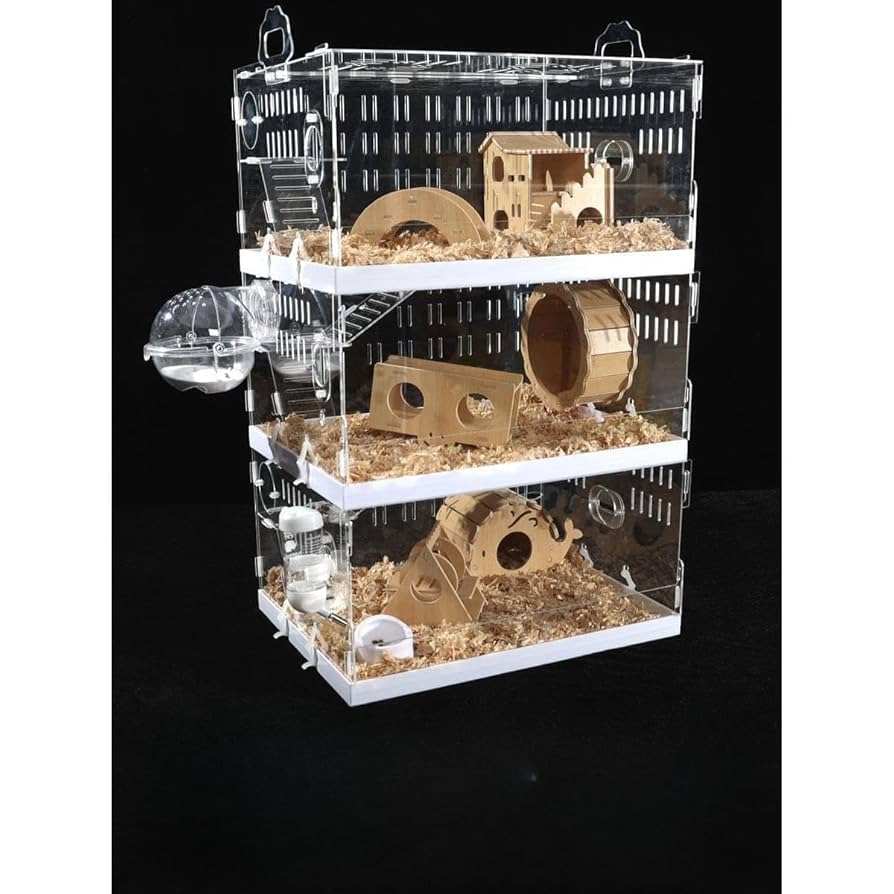 【おくわ】ハムスターケージ×3個 三晃商会WEBページ