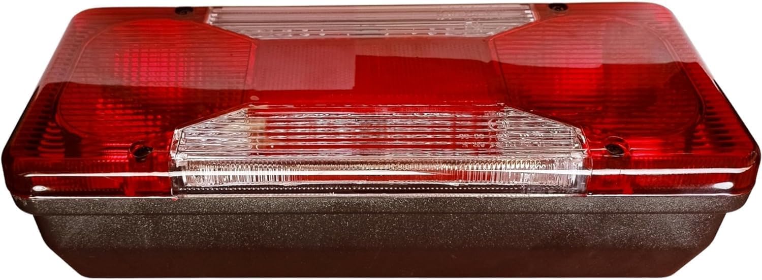 Feux arrière gauche - Ampoules Bonjour pour Iveco Daily Plateau, Citroën Jumper, Peugeot Boxer, Fiat Ducato Kipper 2006+ Camion E-MARK avec prise de courant