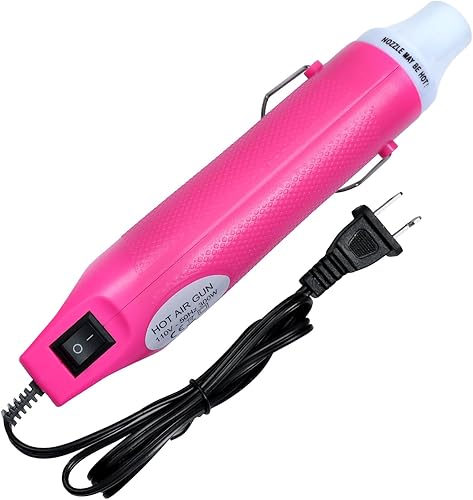 Miniatura 7 de Pistola de calor para manualidades, mini pistola de aire caliente para manualidades de bricolaje, pistola de calefacción, herramienta portátil