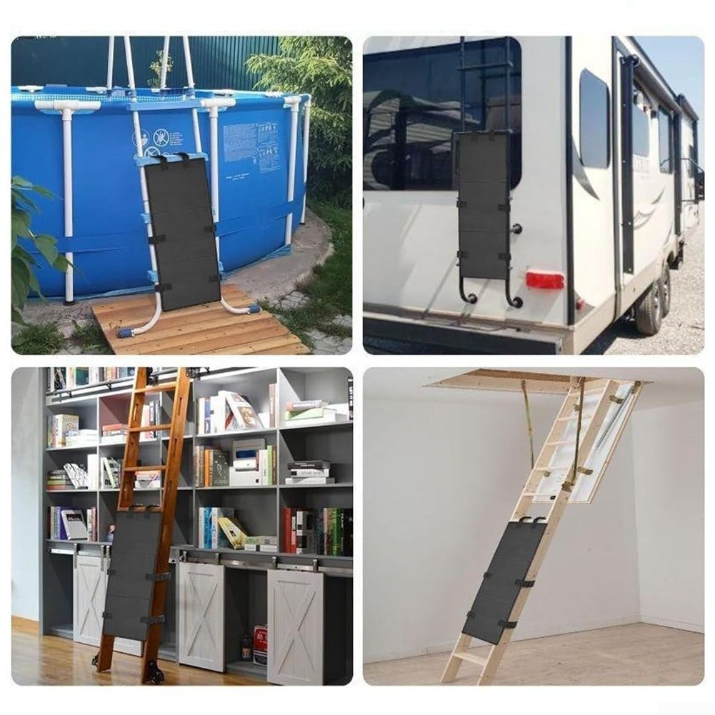 Échelle de lit superposé pour enfant - Solution de sécurité - Dispositif anti-escalade - Pour la maison et les voyages - Gris