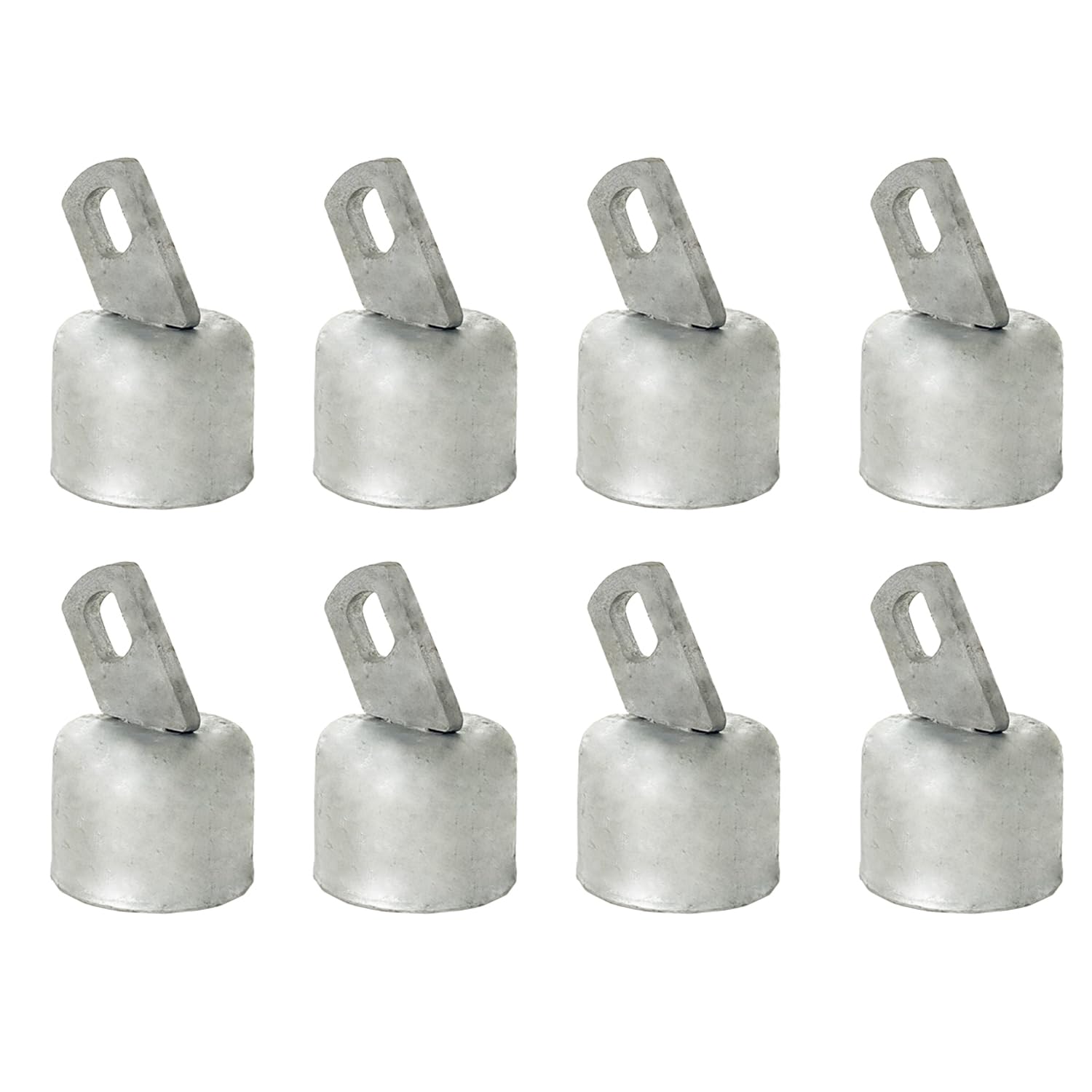 YARDLINK 2-in W X 4-in L Black Metal Chain-link Fence Eye Top - Fits Common Post Measurement: 1-5/8-in X 1-5/8-in In The Fence Post Caps Department At - View #10