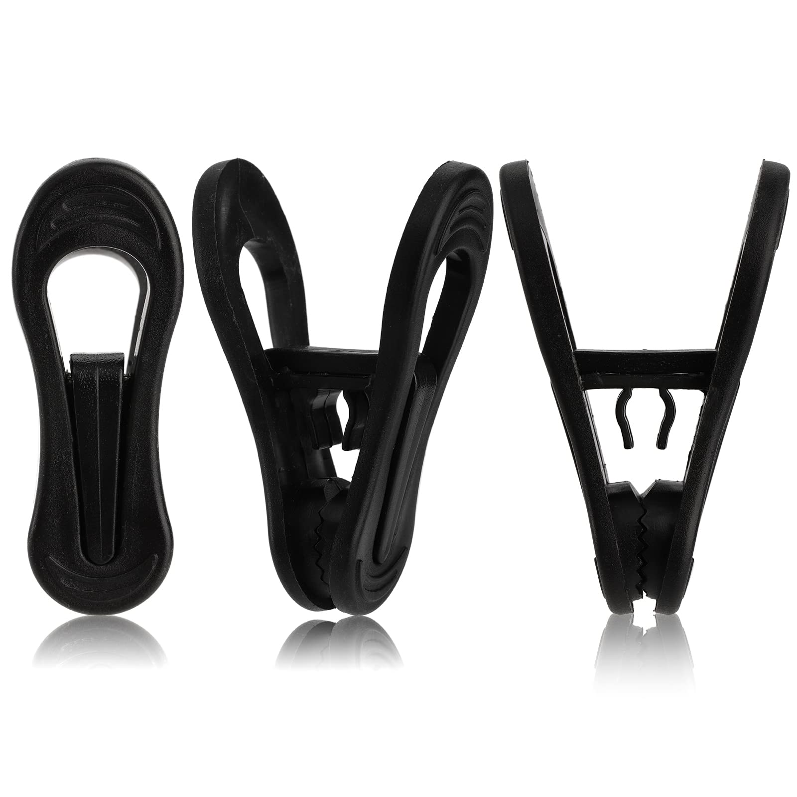 Yopay 50 clips para perchas, fuerte pellizco fácil de enganchar ropa pantalones colgadores, clips de plástico multiusos para niños para el hogar, oficina, viajes, manualidades