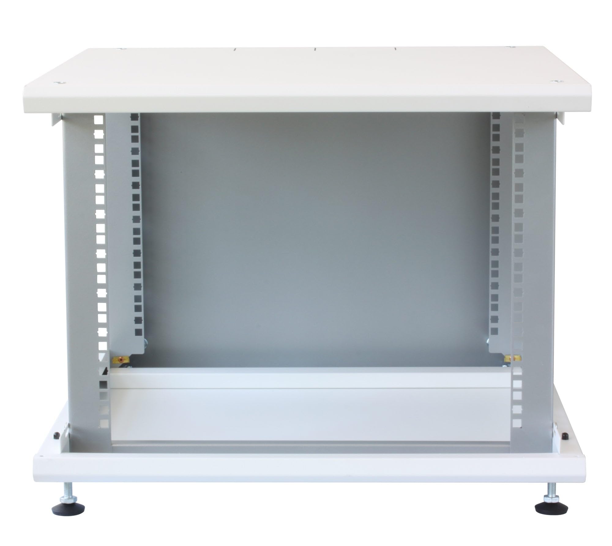 Techly Professional 108811 Armadio Rack 19" ideale per Accumulatori Fotovoltaico 8U P600mm Bianco