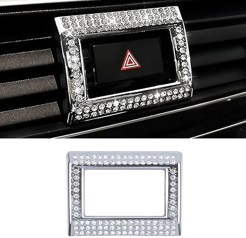 Calcomanía brillante para cubierta de botón de advertencia de peligro compatible con Honda CivicAccord de 10 generación (2018-2022)