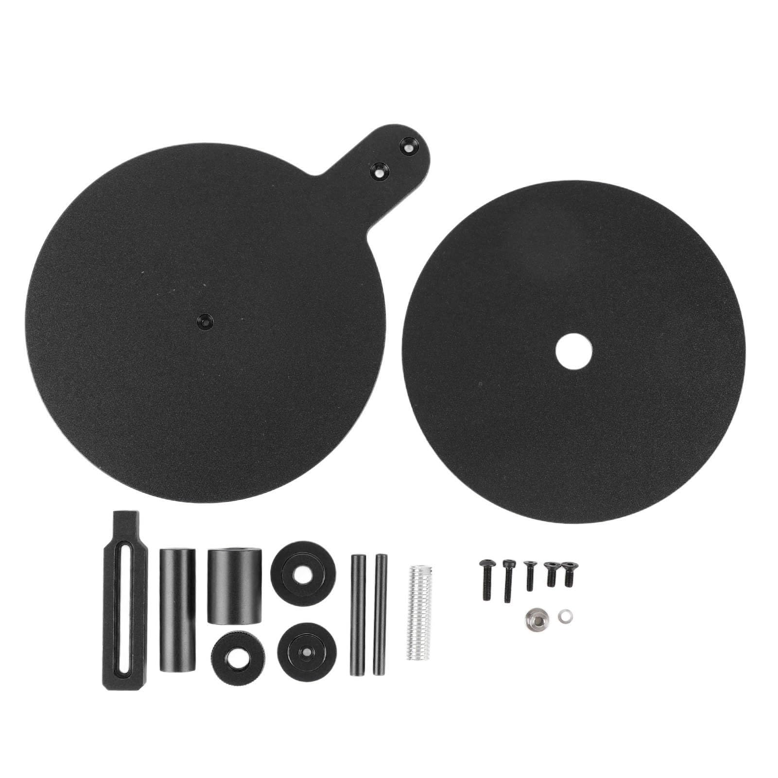 Alomejor Kit di Attrezzi RC, Strumenti per Incollare Pneumatici in Metallo per Camion in 1/18 a 1/8, Design Regolabile, Prestazioni Durevoli per gli Appassionati di RC (BLACK)