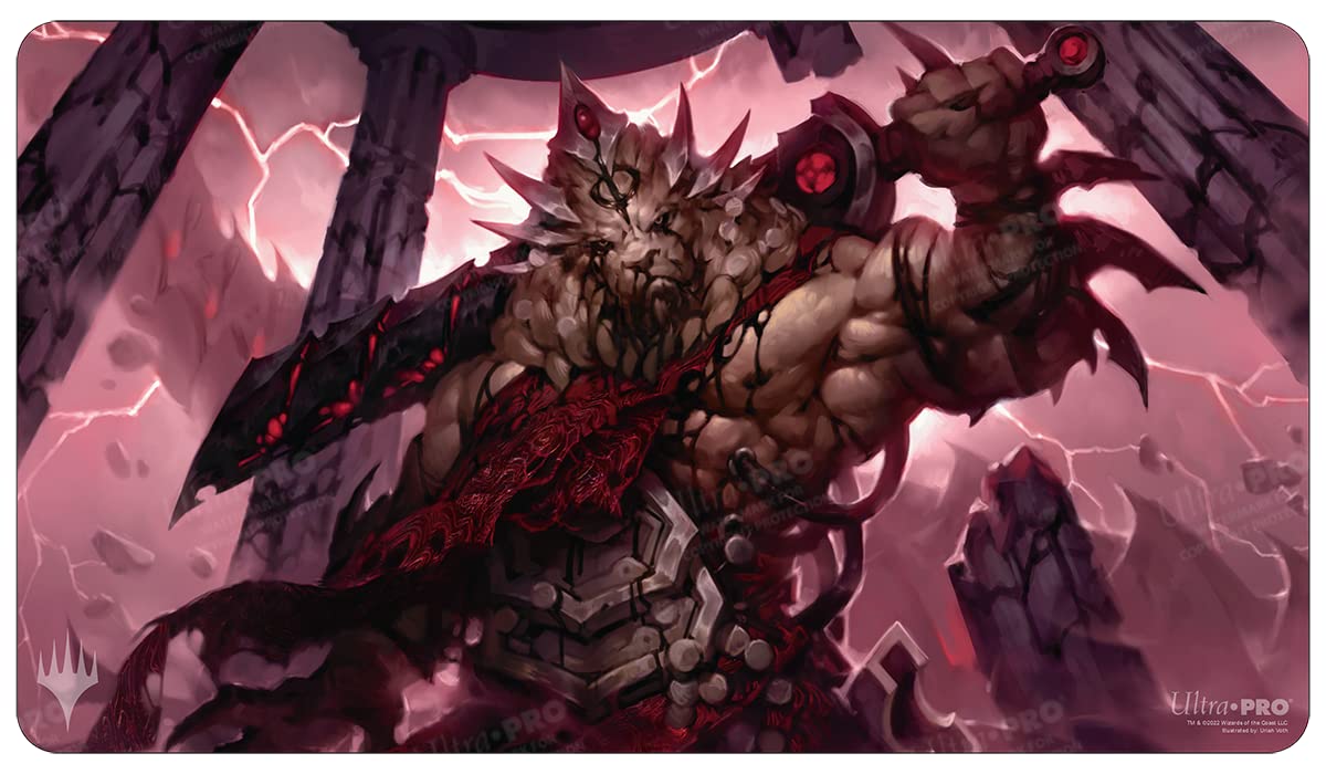 Ultra PRO,March of The Machine Card Playmat ft. Brimaz,Proteggi le tue carte durante il gioco da graffi e graffi, perfetto come tappetino per mouse oversize per gioco e tappetino da scrivania